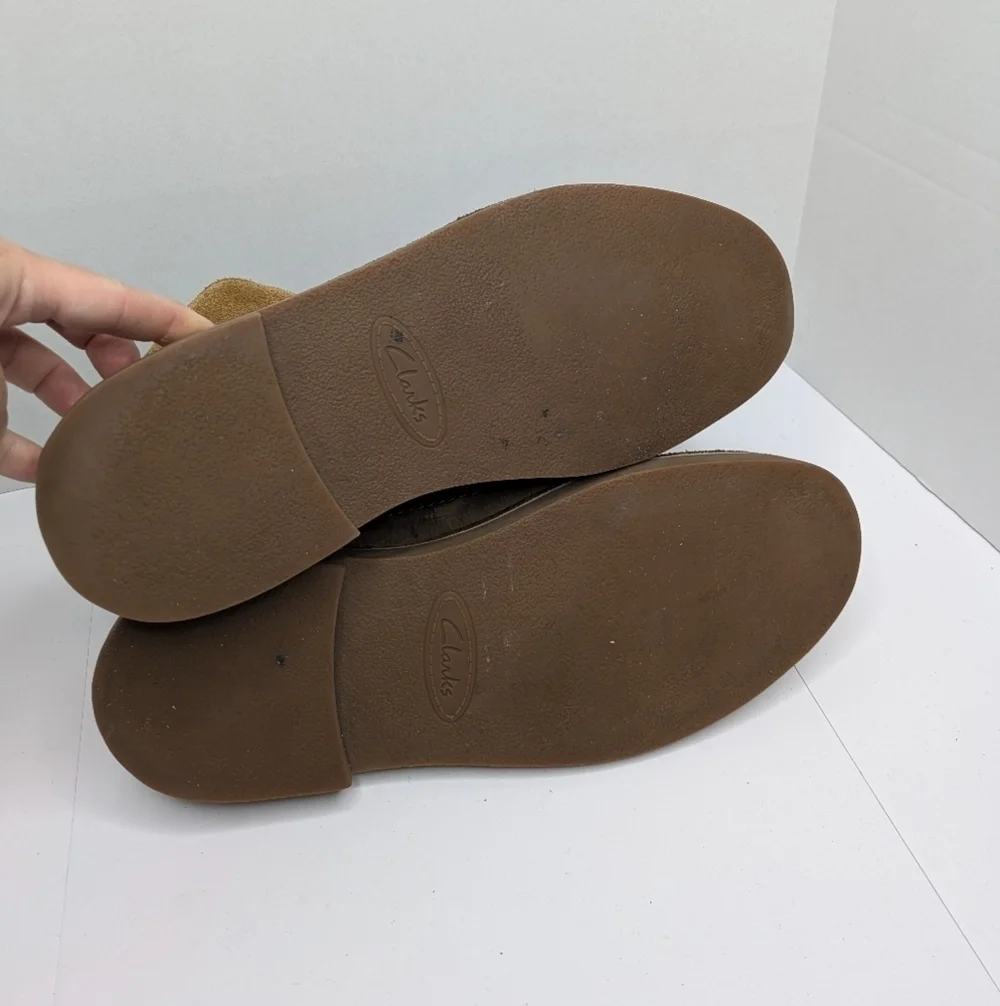 Clarks Bushacre Rand Suede Desert Chukka Boots 11 Men